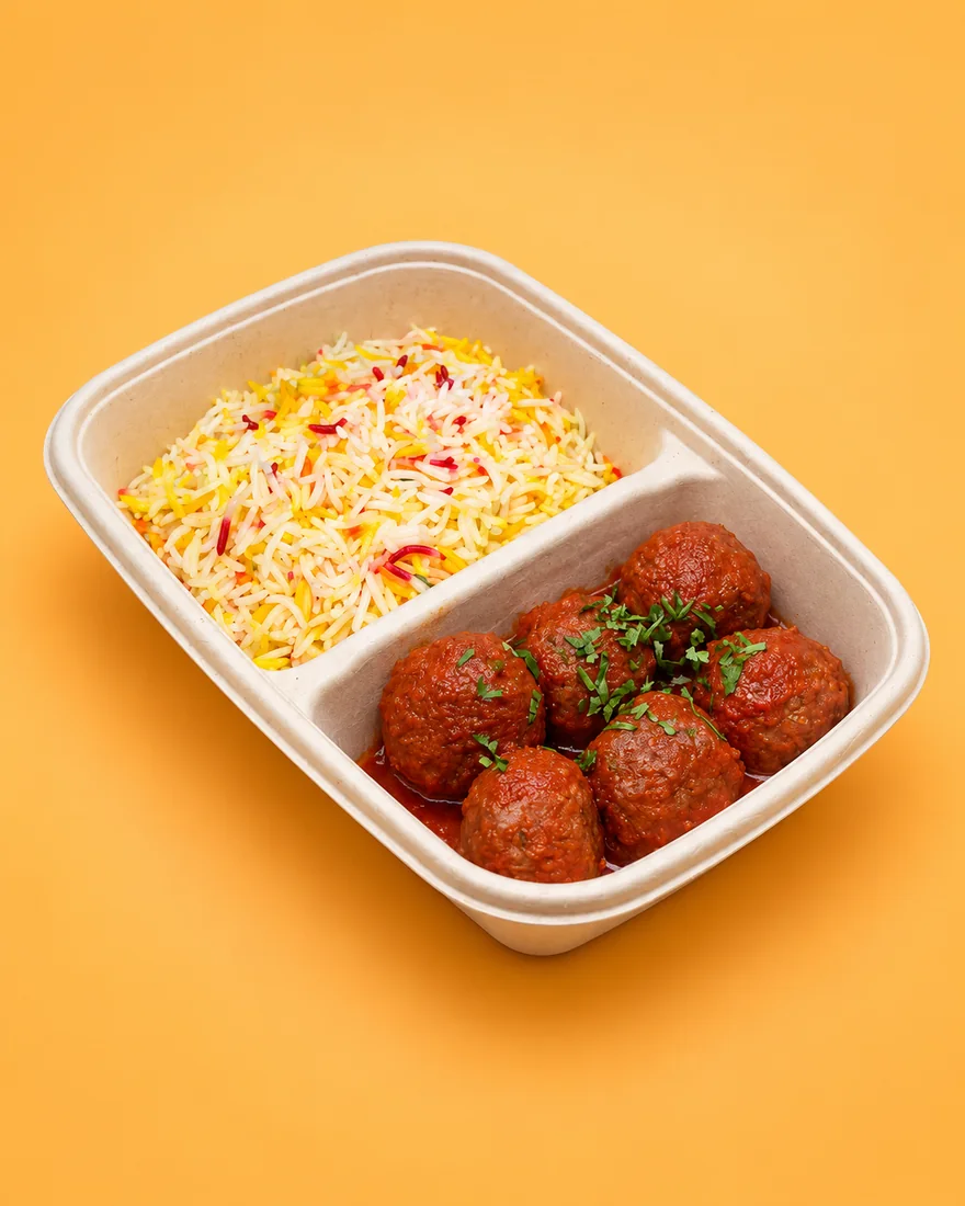 كفتة بالصوص مع أرز